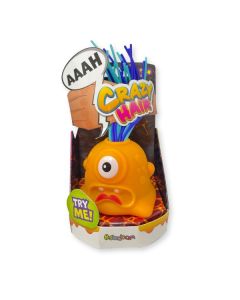 Crazy Hair - Col.Orange - Tiragli i Capelli - Pile Incluse