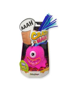 Crazy Hair - Col.Fuxia - Tiragli i Capelli - Pile Incluse