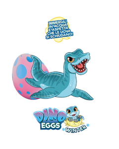 Dino Eggs Winter: Velociraptor
