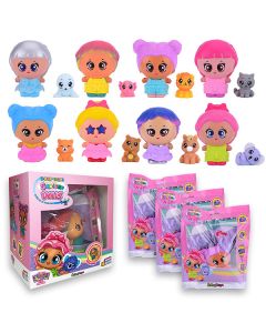 Doki Doki Squishy Dolls: Funny Box con 3 personaggi diversi