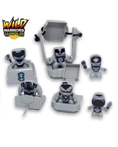 Wild Warriors World Diamond Iron Set con 10 sorprese