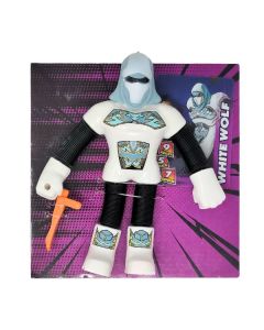 Wild Warriors Ninja Arms: White Wolf - Super Extensible 25 cm