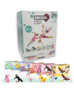 Animal Fusion: Funny Box con 6 animali diversi - Componi la Fenice Gigante