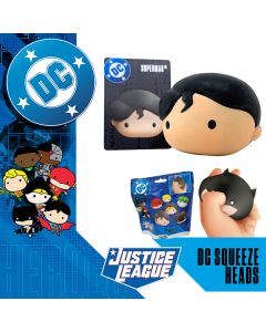 DC Squeeze Heads Superman + special card | Justice League