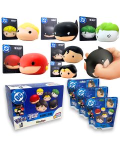 DC Squeeze Heads: Funny Box con 3 personaggi diversi