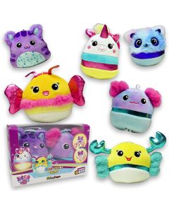 Doki Doki Firefly Funny Box con 2 personaggi diversi - Peluche Luminosi