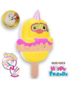 Doki Doki Happy Friends: Ducky + pennarelli