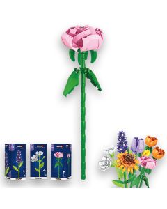 Flower Fusion Pink Rose - Altezza 26 cm | 60 pezzi