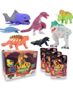Jurassic Dinasty: Funny Box con 3 personaggi diversi