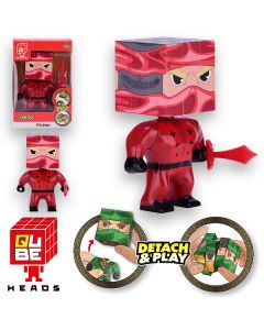 Ninja Cube Heads Yukito - Testa Rompicapo Staccabile
