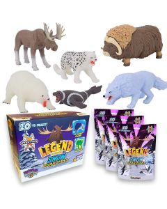 Legend of Animals Snow Guardians: Funny Box con 3 personaggi diversi